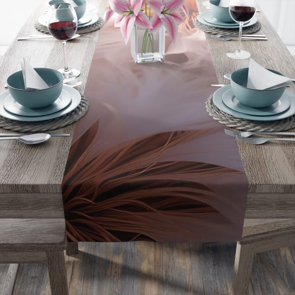 Soft Fantasy Feather Puffs - Table Runner (Cotton, Poly) - Image 5