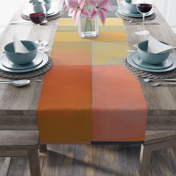 Soft Geometric Archways - Table Runner (Cotton, Poly) - Image 5