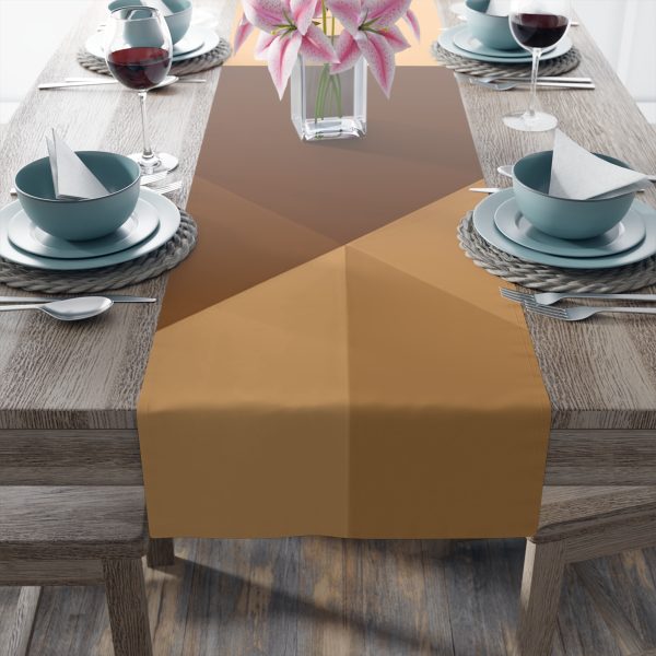 Soft Geometric Pyramid 03 - Table Runner (Cotton, Poly) - Image 5