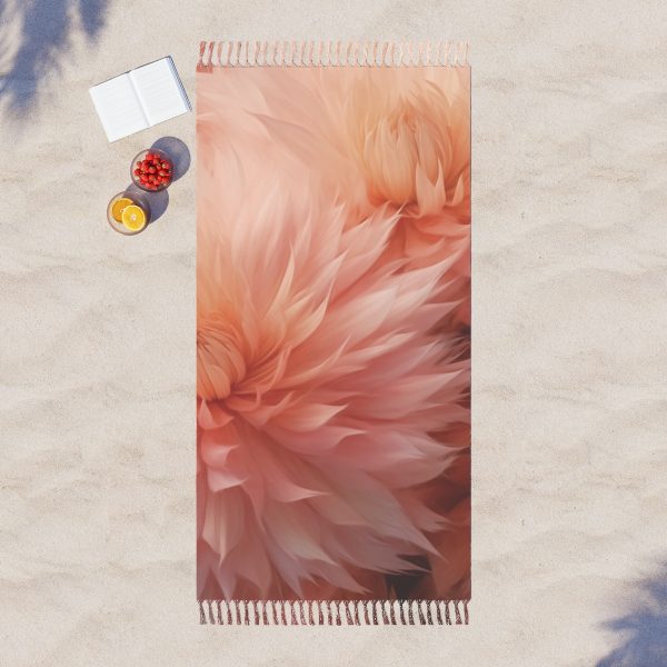 Lovely Fuzzy Buds in Peach 01 - Boho Beach Cloth - Image 3