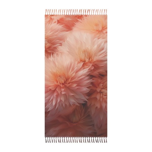 Lovely Fuzzy Buds in Peach 02 - Boho Beach Cloth