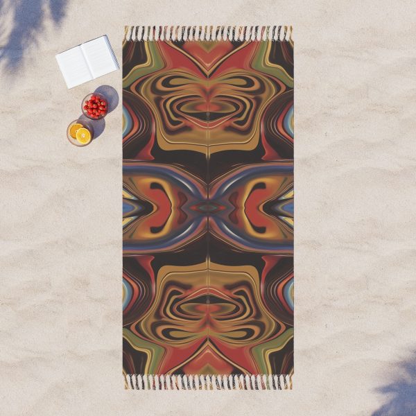 Lipnotic Kaleidoscope Background 01 - Boho Beach Cloth - Image 3