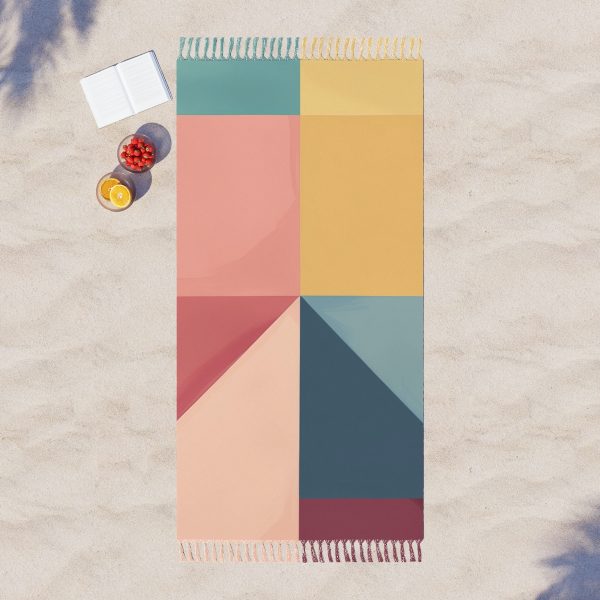 Soft Geometric Pyramid 01 - Boho Beach Cloth - Image 3