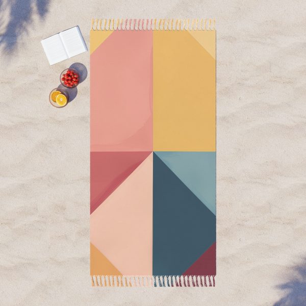 Soft Geometric Pyramid 03 - Boho Beach Cloth - Image 3