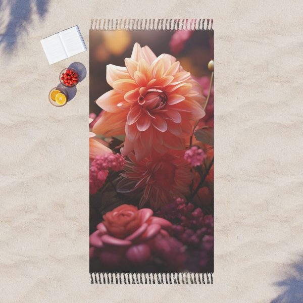 Bright Fantasy Floral 02 - Boho Beach Cloth - Image 3