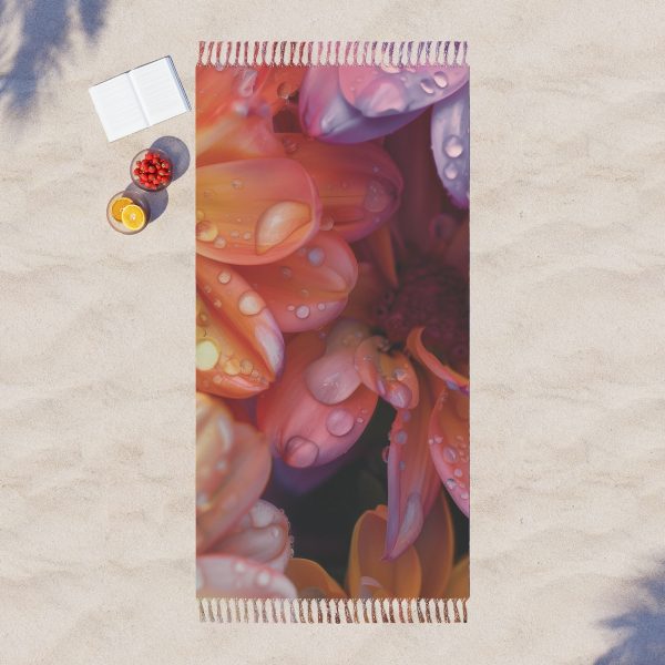 Bright Fantasy Floral 04 - Boho Beach Cloth - Image 3