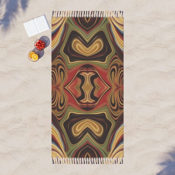 Lipnotic Kaleidoscope Background 02 - Boho Beach Cloth - Image 3