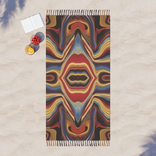 Lipnotic Kaleidoscope Background 03 - Boho Beach Cloth - Image 3