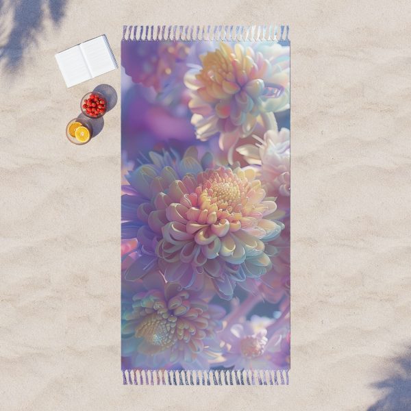 Floral Nebula 06 - Boho Beach Cloth - Image 3