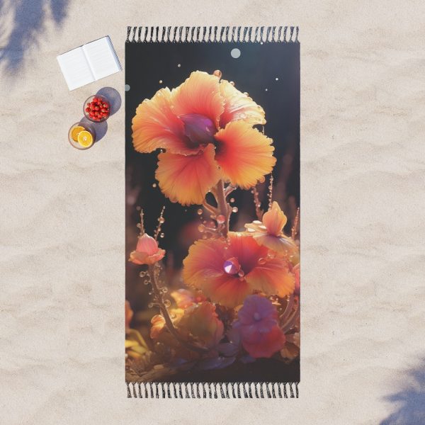 Bright Fantasy Floral 01 - Boho Beach Cloth - Image 3