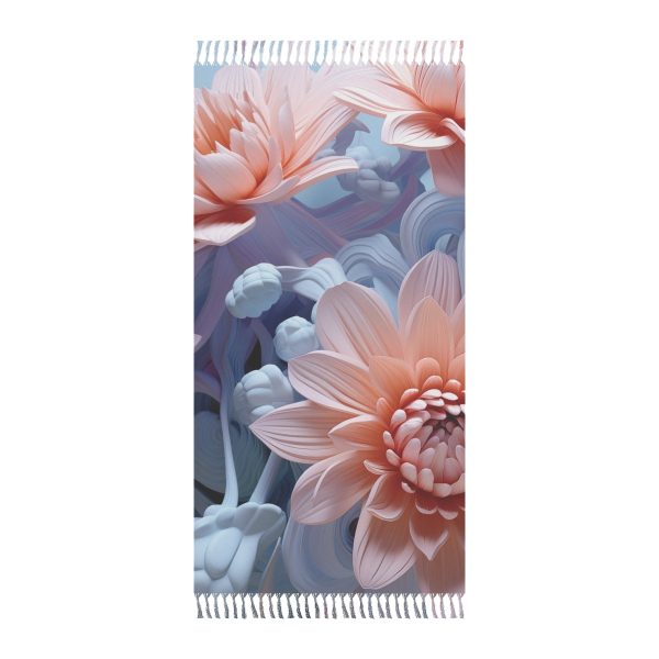 Foamy Floral Fusion 02 - Boho Beach Cloth