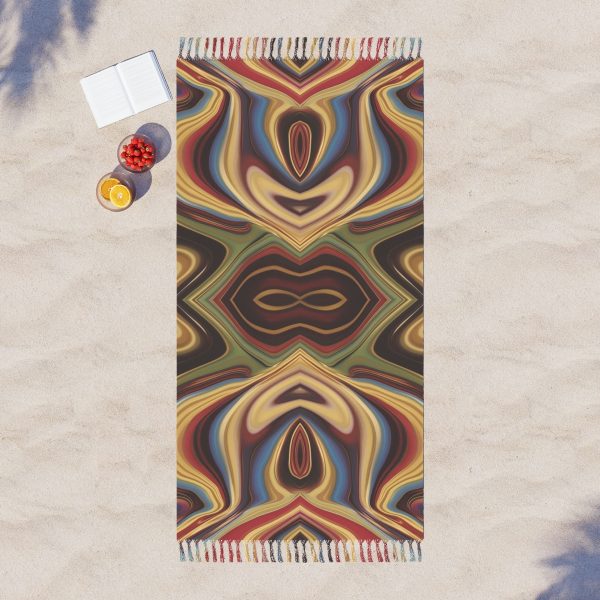 Lipnotic Kaleidoscope Background 04 - Boho Beach Cloth - Image 3