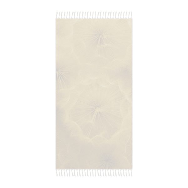 Dandelion Down Motif in Super Lemon Tone - Boho Beach Cloth - Image 2