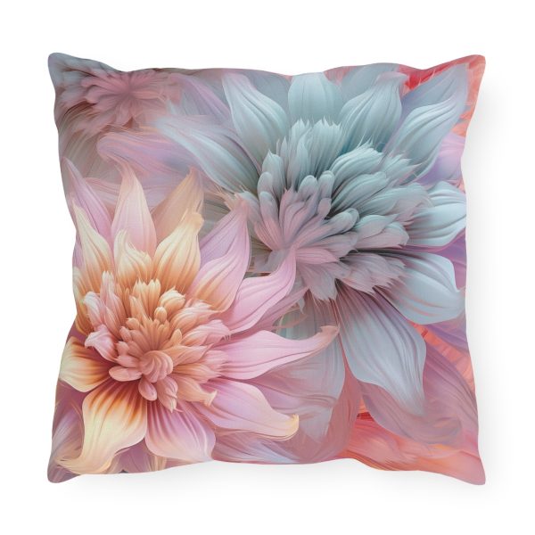 Pastel Fantasy Baroque Floral 03 - Outdoor Pillows - Image 6