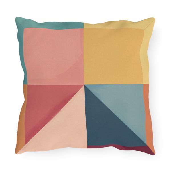 Soft Geometric Pyramid 01 - Outdoor Pillows - Image 6