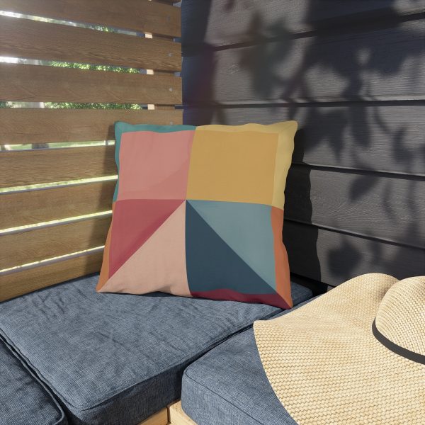 Soft Geometric Pyramid 01 - Outdoor Pillows - Image 7