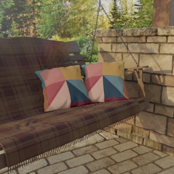 Soft Geometric Pyramid 01 - Outdoor Pillows - Image 8