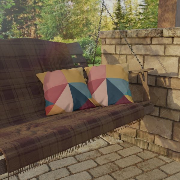 Soft Geometric Pyramid 03 - Outdoor Pillows - Image 8