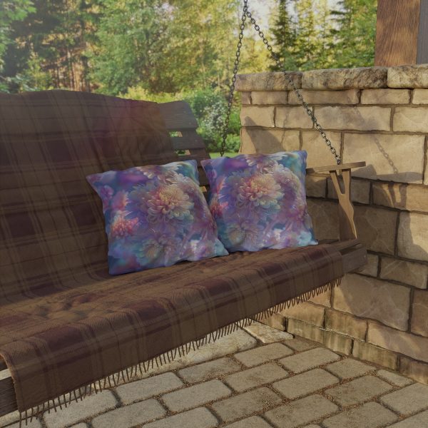 Floral Nebula 06 - Outdoor Pillows - Image 8