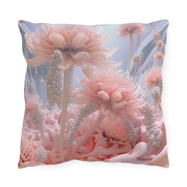 Foamy Floral Fusion 01 - Outdoor Pillows - Image 5