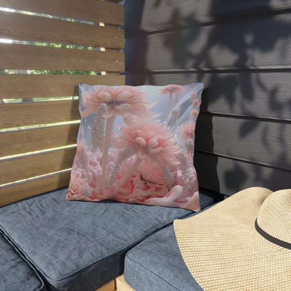 Foamy Floral Fusion 01 - Outdoor Pillows - Image 7