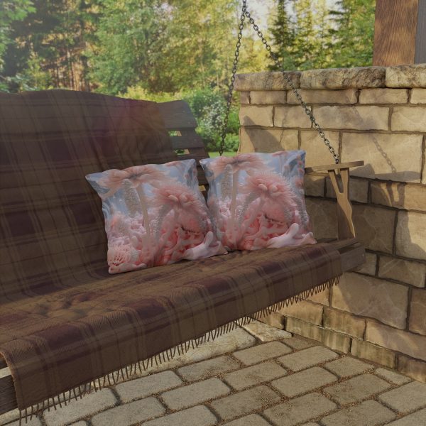 Foamy Floral Fusion 01 - Outdoor Pillows - Image 8