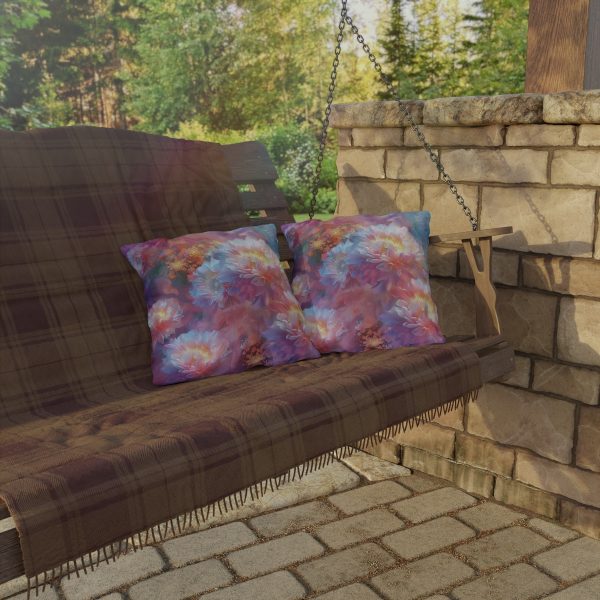 Floral Nebula 04 - Outdoor Pillows - Image 8