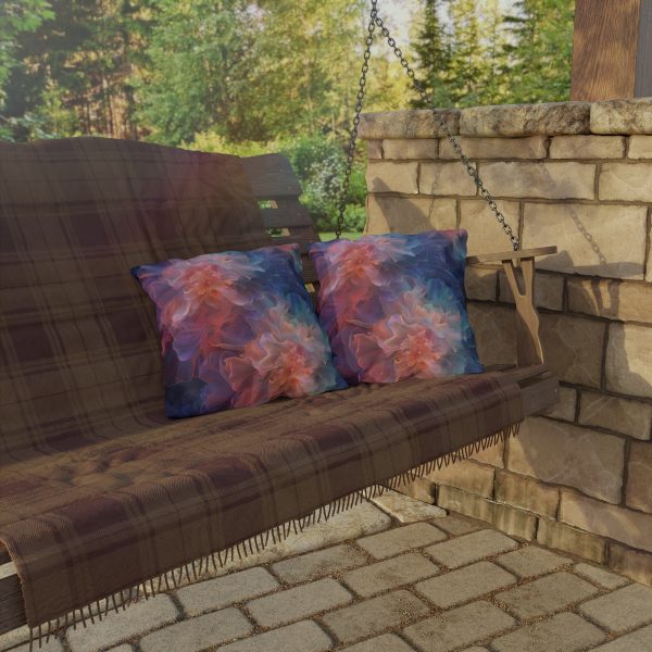 Floral Nebula 09 - Outdoor Pillows - Image 8