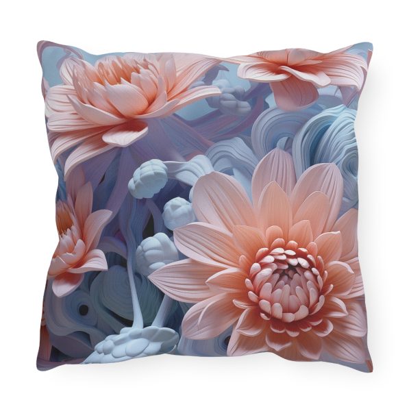 Foamy Floral Fusion 02 - Outdoor Pillows - Image 6