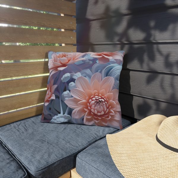 Foamy Floral Fusion 02 - Outdoor Pillows - Image 7