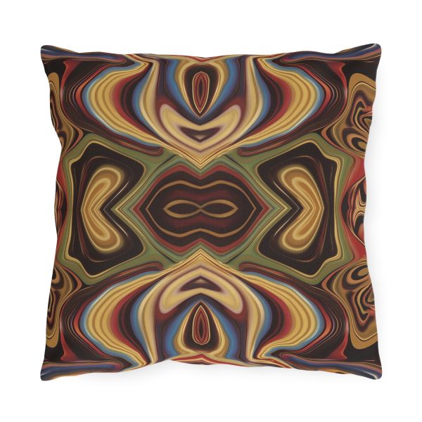 Lipnotic Kaleidoscope Background 04 - Outdoor Pillows - Image 5