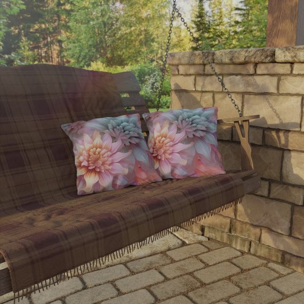 Pastel Fantasy Baroque Floral 03 - Outdoor Pillows - Image 8