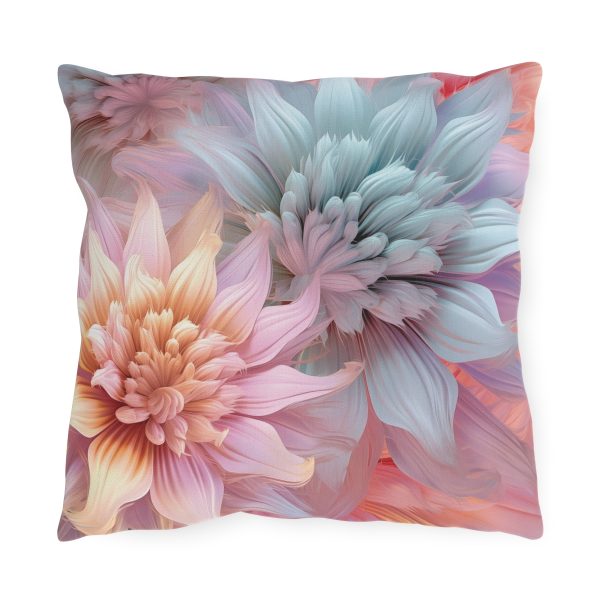 Pastel Fantasy Baroque Floral 03 - Outdoor Pillows - Image 5