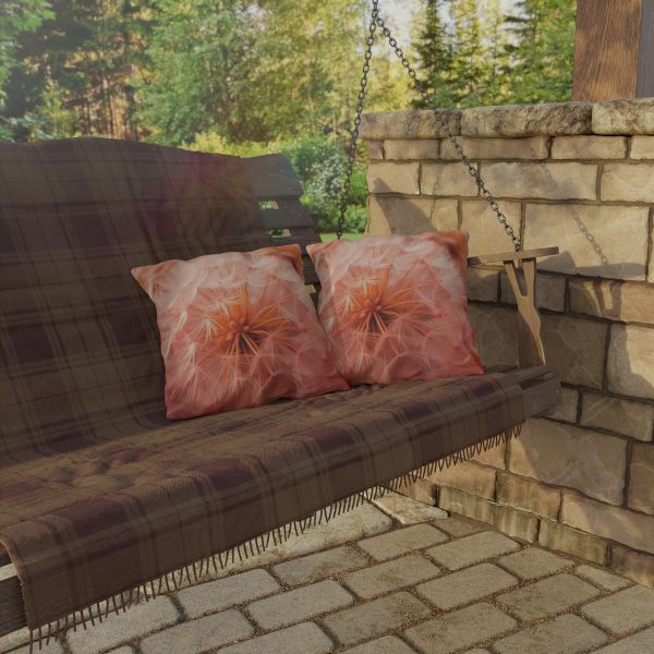 Lovely Fuzzy Fluff in Peach 01 - Outdoor Pillows - Image 8