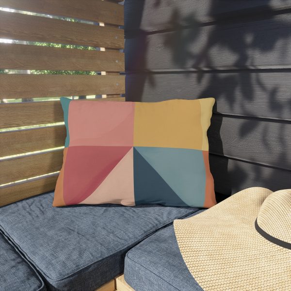 Soft Geometric Pyramid 01 - Outdoor Pillows - Image 11