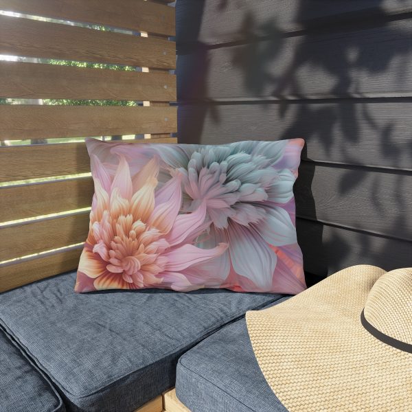 Pastel Fantasy Baroque Floral 03 - Outdoor Pillows - Image 11