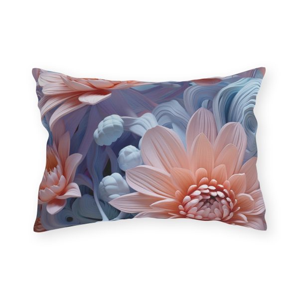 Foamy Floral Fusion 02 - Outdoor Pillows - Image 10