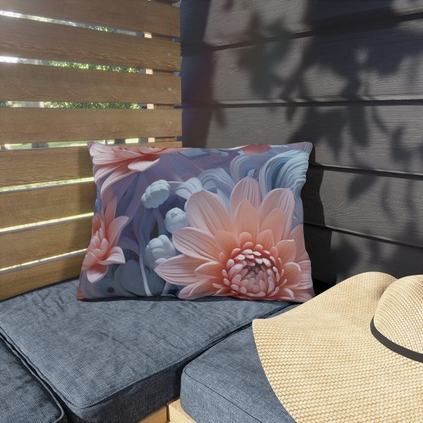 Foamy Floral Fusion 02 - Outdoor Pillows - Image 11