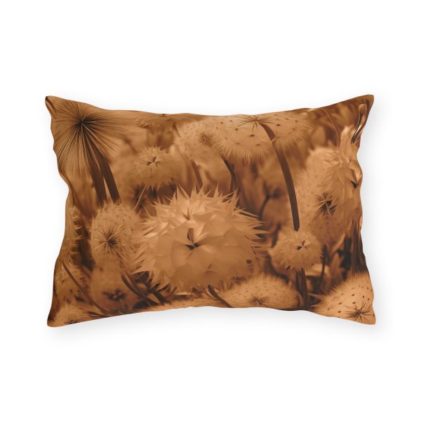 Dandelion Dream in Sunkissed Peach - Outdoor Pillows - Image 10