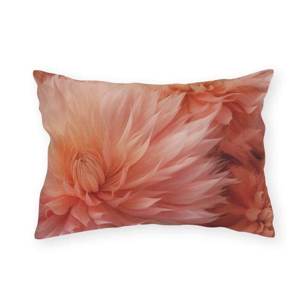 Lovely Fuzzy Buds in Peach 01 - Outdoor Pillows - Image 10