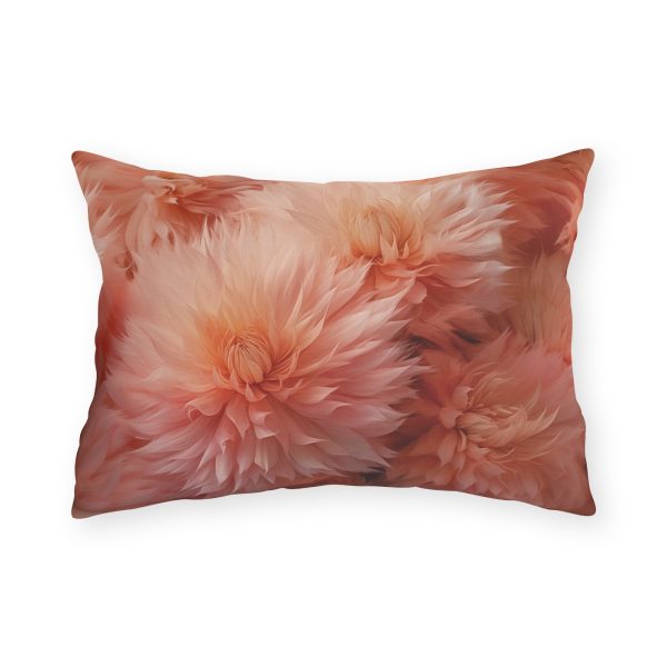 Lovely Fuzzy Buds in Peach 02 - Outdoor Pillows - Image 9