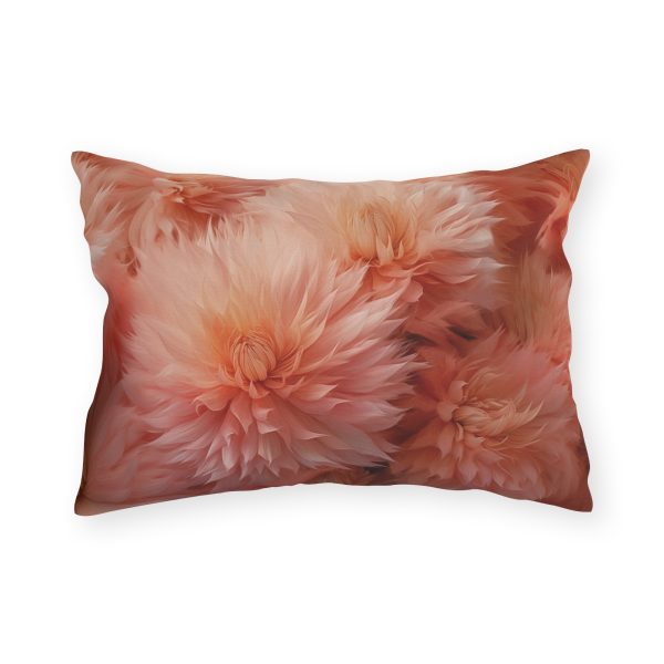 Lovely Fuzzy Buds in Peach 02 - Outdoor Pillows - Image 10