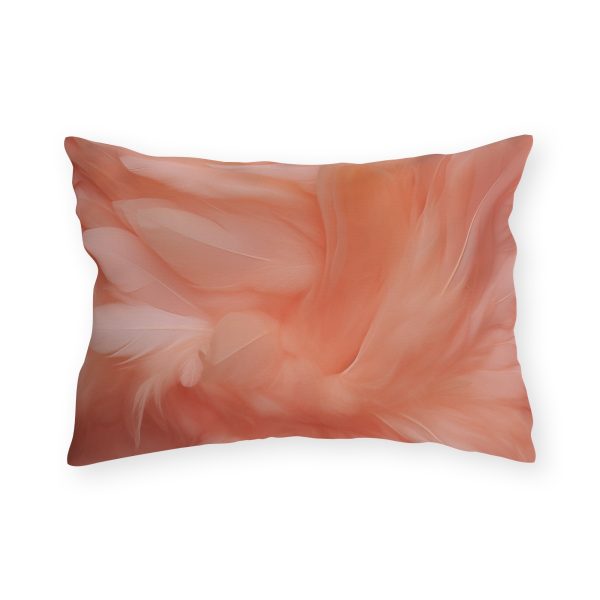 Lovely Fuzzy Feathers in Peach 01 - Outdoor Pillows - Image 10