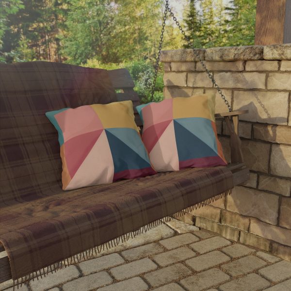 Soft Geometric Pyramid 01 - Outdoor Pillows - Image 16