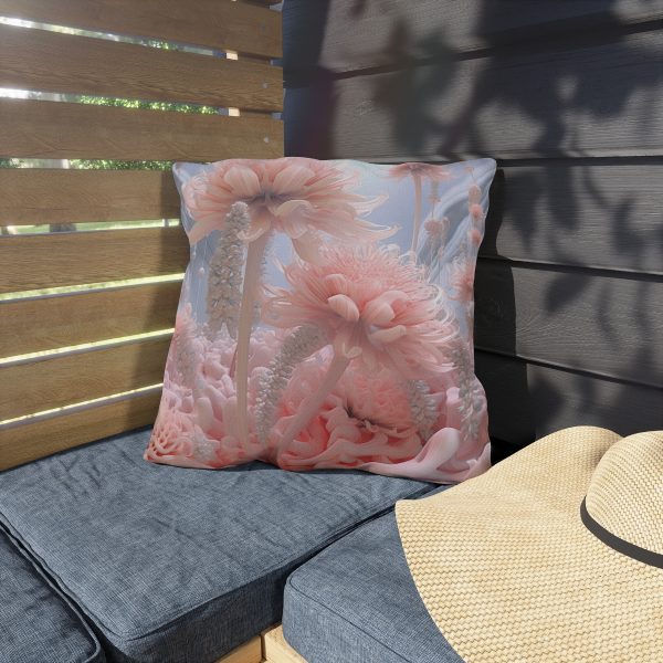 Foamy Floral Fusion 01 - Outdoor Pillows - Image 15