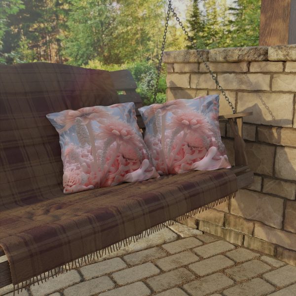 Foamy Floral Fusion 01 - Outdoor Pillows - Image 16