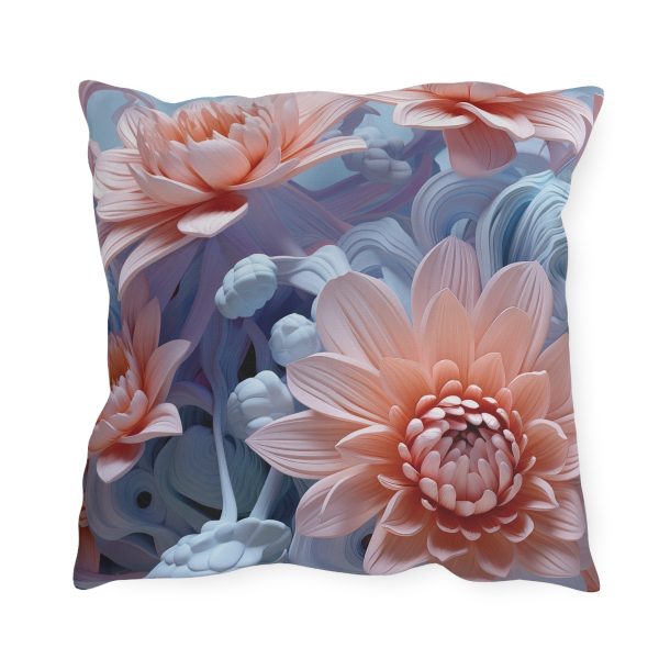 Foamy Floral Fusion 02 - Outdoor Pillows - Image 14