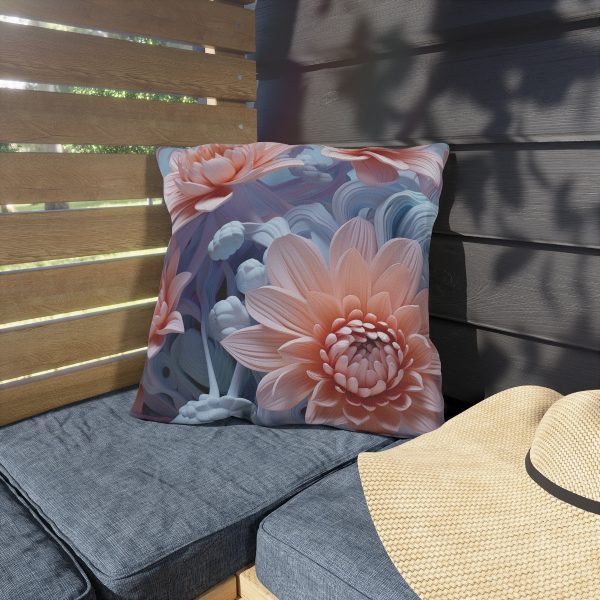 Foamy Floral Fusion 02 - Outdoor Pillows - Image 15