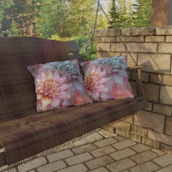 Pastel Fantasy Baroque Floral 03 - Outdoor Pillows - Image 16