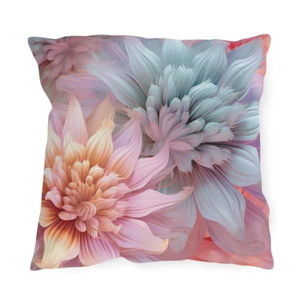 Pastel Fantasy Baroque Floral 03 - Outdoor Pillows - Image 13